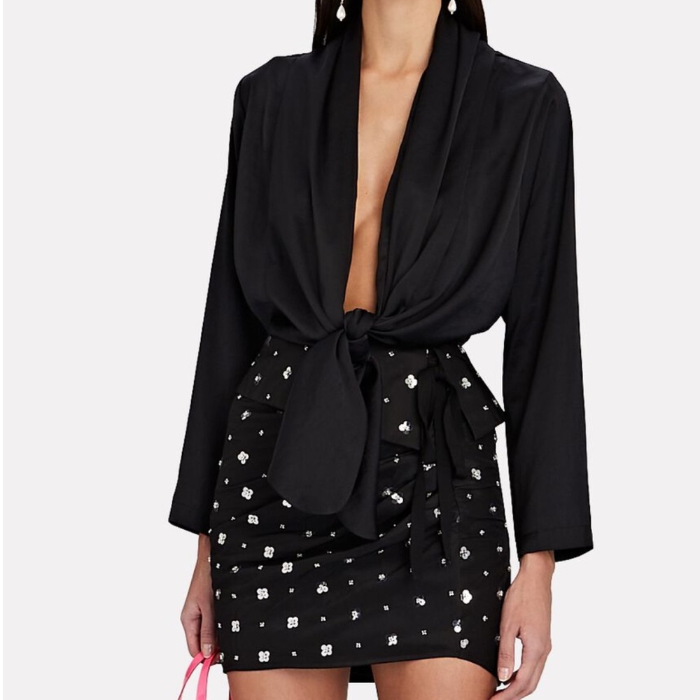 🆕 OVERLOVER Clarissa Tie Front Top